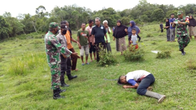 Warga dengan luka bacok meninggal di Aceh Barat. Foto: Polisi