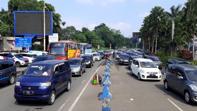 Kemacetan di Puncak saat long weekend, Minggu (16/8). Foto: kumparan