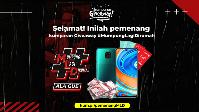 pemenang kumparan giveaway MLD Foto: Mohamad Miradi