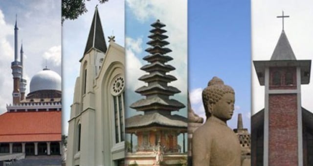 Ilustrasi agama di Indonesia. Sumber: goog.le