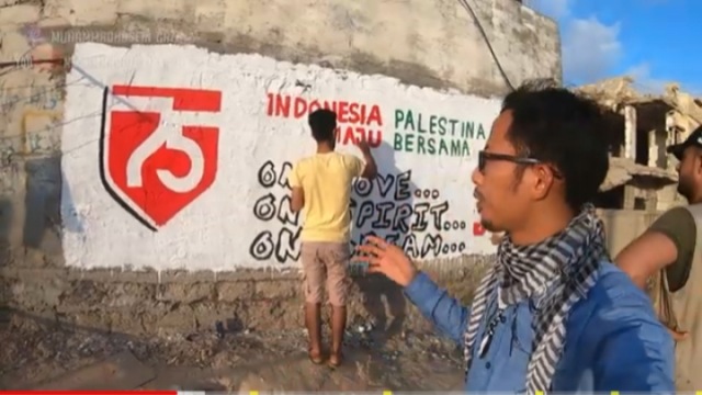 Meski Tengah Konflik dengan Israel, Warga Palestina Ikut Rayakan HUT ke-75 RI (1)