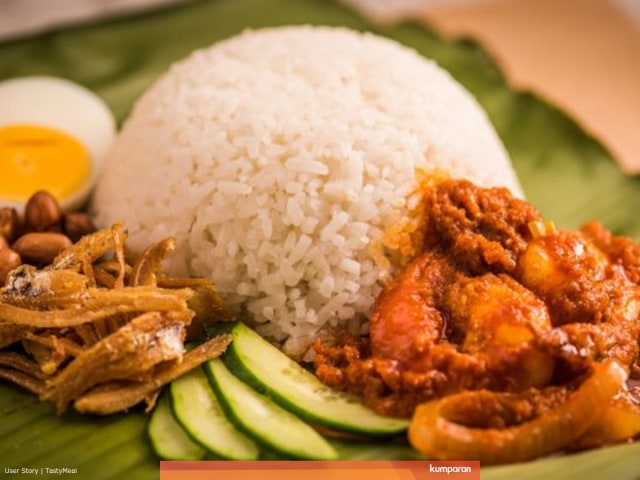 Ilustrasi nasi lemak. Foto: kumparan