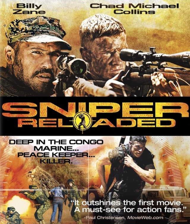 Poster film Sniper: Reloaded. Dok: IMDb