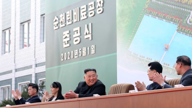 Kim Jong Un ucapkan Dirgahayu RI. Foto: dok. kumparan 