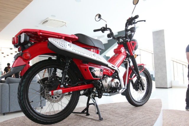Honda CT125 resmi meluncur di Indonesia. Foto: Bangkit Jaya Putra