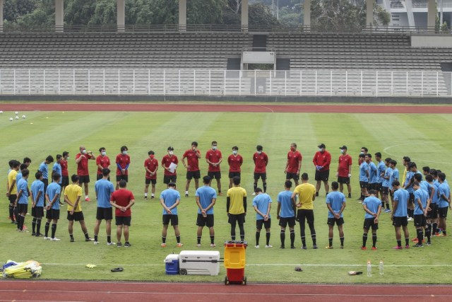 Pemusatan latihan Timnas U-19 di Stadion Madya, Kompleks SUGBK, Senayan, Jakarta Pusat. Foto: PSSI