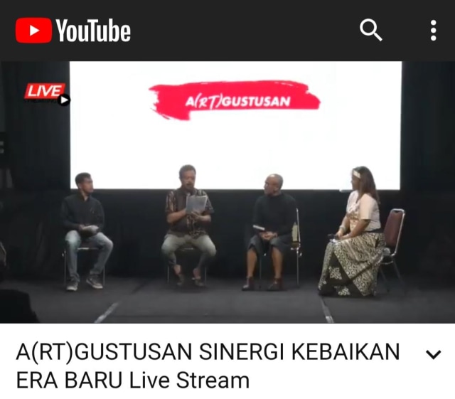 Pengumuman Lomba Puisi DKM ditayangkan live streaming.