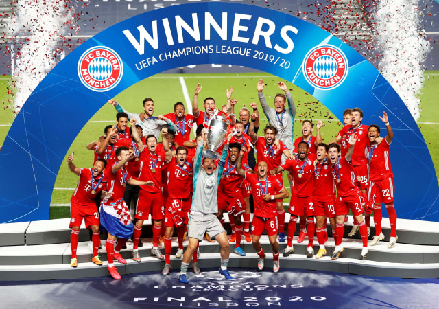 Bayern Muenchen Juara Liga Champions 2019/2020. Foto: Reuters/Pool