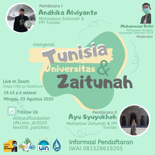 Pict : Webinar Internasional Tunisia﻿