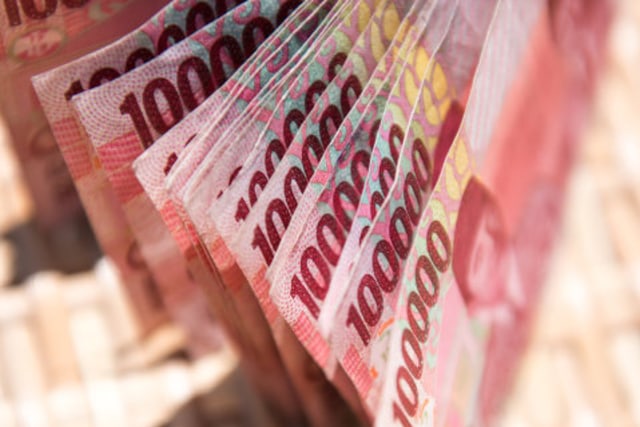Ilustrasi uang gaji ke-13 bagi PNS. Foto: Maciej Matlak/Shutterstock
