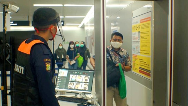 Sejumlah Stasiun MRT Jakarta Dipasang Thermal Scanner (92614)
