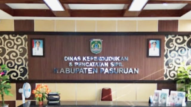 Ruang Layanan Dispendukcapil Kabupaten Pasuruan.