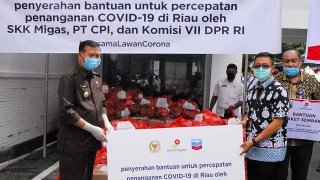 PT CPI Salurkan total bantuan Rp 11,6 Miliar. Foto: SKK Migas