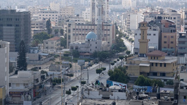 Suasana Lockdown di Gaza. Foto: Mohammed Salem/Reuters