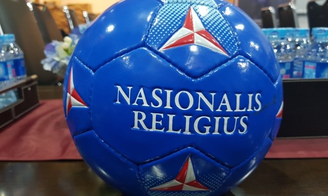 Slogan 'nasionalis religius' yang digaungkan Partai Demokrat (Foto: Twitter @panca66)