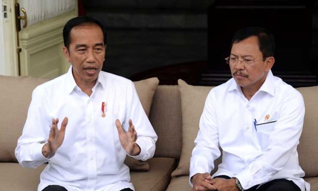 Presiden Jokowi dan Menteri Kesehatan