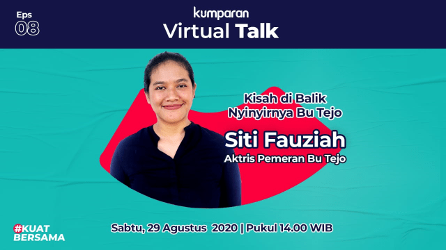 Virtual Talk 8: Siti Fauziah Ungkap Kisah di Balik Nyinyirnya Bu Tejo (139231)