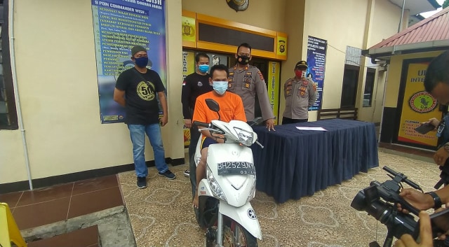 Pemuda Asal Sumsel Ditangkap Karena Curi Motor. Foto: Jambikita.id