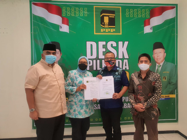 DPP PPP memberikan rekomendasi pencalonan Denny Indrayana-Difriadi untuk Pilkada Kalimantan Selatan Foto: Dok. Istimewa