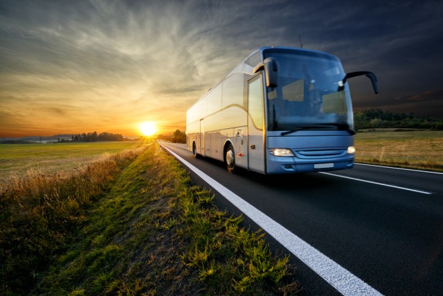Ilustrasi traveling menggunakan bus Foto: Shutter Stock