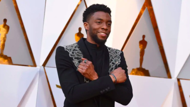 Chadwick Boseman pemeran Black Panther. Foto: Jordan Strauss/Invision/AP.