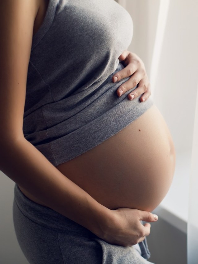 Ilustrasi ibu hamil trimester ketiga Foto: Shutterstock