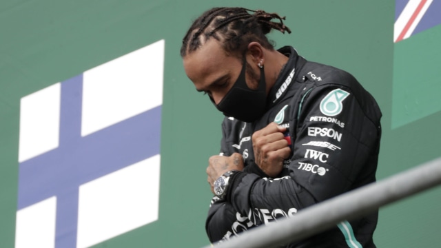 Lewis Hamilton, juara dunia Formula 1 (F1). Foto: Stephanie Lecocq/Reuters