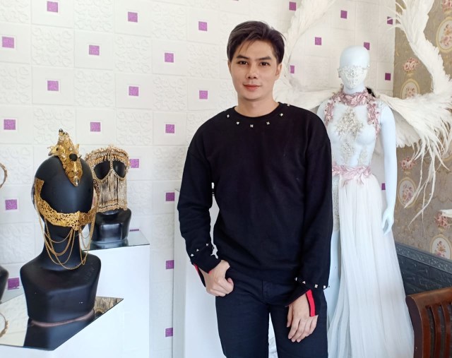 Gerry Yo, desainer art fashion aksesoris asal Kota Malang. Foto: dok 