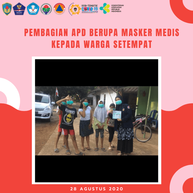 Cegah Covid-19, Mahasiswa KKN-T UPGRIS Ikut Berpartisipasi di Desa Binaan (96424)