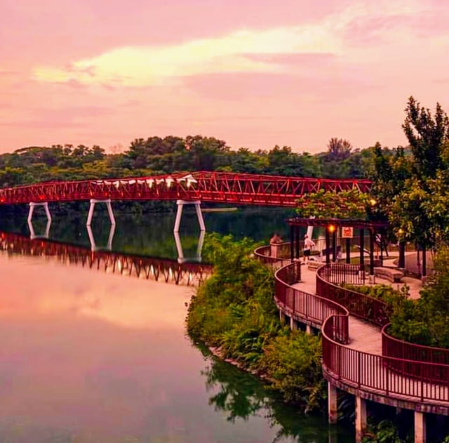 Sunset Strip, Waterway Punggol. Sumber Foto: Koleksi Pribadi.