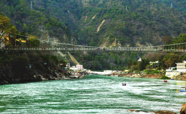 Jembatan Lakshman Jhula, India Foto: Shutter stock