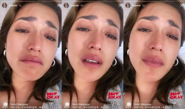 Usai Bertemu Richard Kyle di Bali, Jessica Iskandar Posting Video Sedang Nangis (140078)