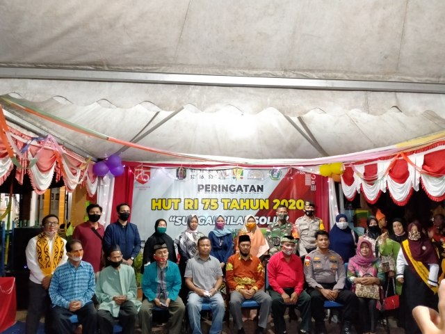 Tim Pengembang Suku Tidung Nunukan Peringati HUT RI Ke-75 dengan Gembira (167031)