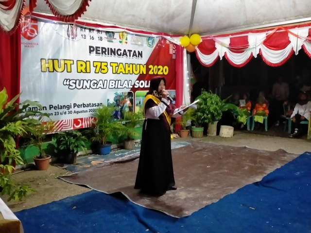 Tim Pengembang Suku Tidung Nunukan Peringati HUT RI Ke-75 dengan Gembira (167034)