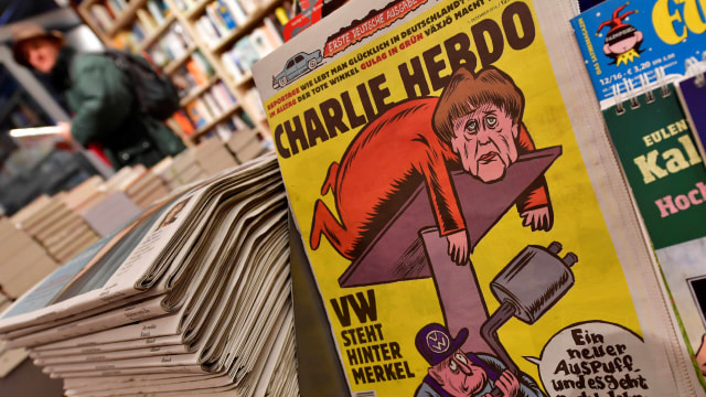 Presiden Prancis Tak Bisa Larang Charlie Hebdo Cetak Lagi Kartun Nabi Muhammad (2)