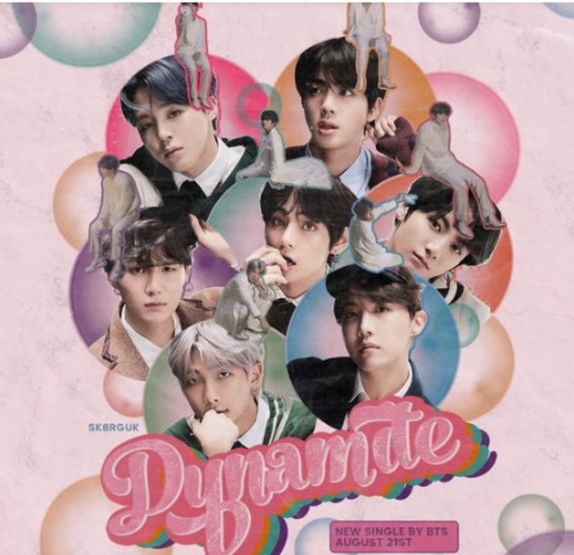 Terjemahan lirik Dynamite BTS. Foto: Pinterest
