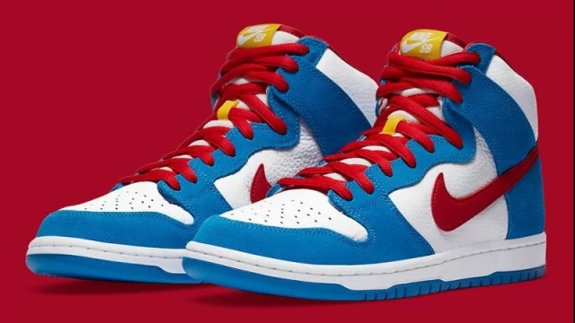 Nike Rilis Sneakers SB Dunk High Doraemon dengan Kantong Ajaib dok Nike