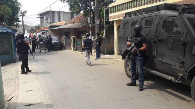 Penangkapan terduga teroris di Tangerang (Foto: Dok. Istimewa)