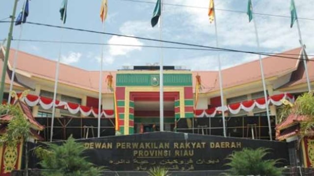 GEDUNG Dewan Perwakilan Rakyat Daerah (DPRD) Riau. 