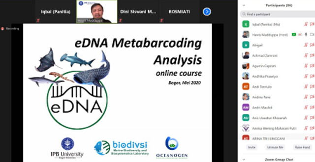 Pakar IPB University Ajarkan Environmental DNA Metabarcoding