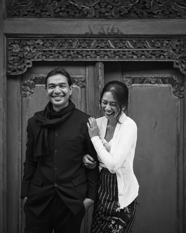 Dimas Djay dan Faradina Mufti. Foto: Instagram/faradinamufti