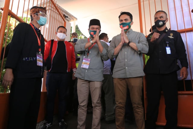 Dadang Supriatna-Sahrul Gunawan daftar Pilkada Kab. Bandung. Foto: PKB