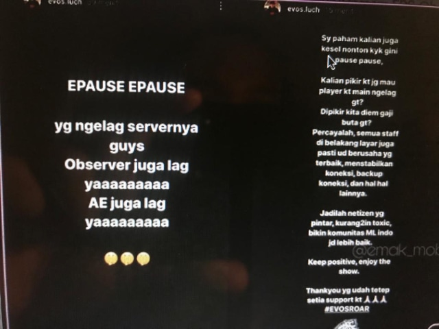 EVOS vs Alter Ego: Meta Pause Jadi Ledekan Netizen (101116)