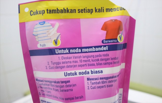 Petunjuk penggunaan Vanish