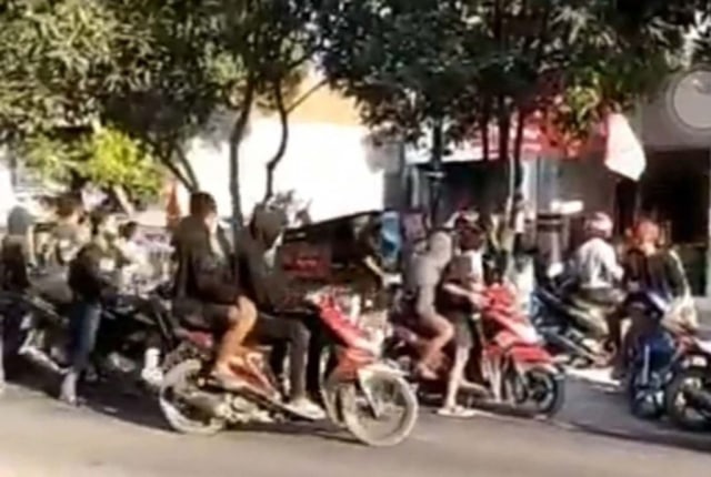 Para Pesilat Pagar Nusa Diserang saat Berlatih di Sugio, Lamongan
