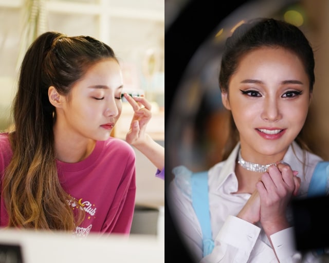 Intip Penampilan Yeonwoo ala Ariana Grande di Drama Touch, Yuk! (93580)