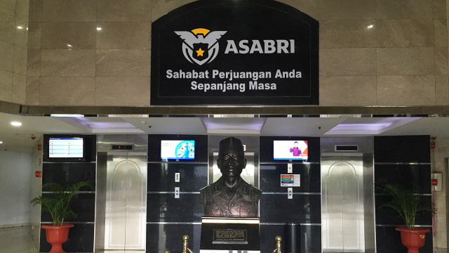 Gedung PT ASABRI Foto: Selfy Sandra Momongan/kumparan