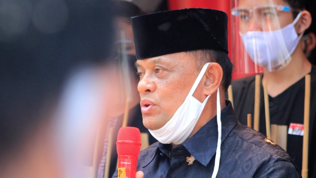 Gatot Nurmantyo saat deklarasi Koalisi Aksi Menyelamatkan Indonesia atau KAMI di Bandung, Senin (7/9). Foto: Dok. Istimewa