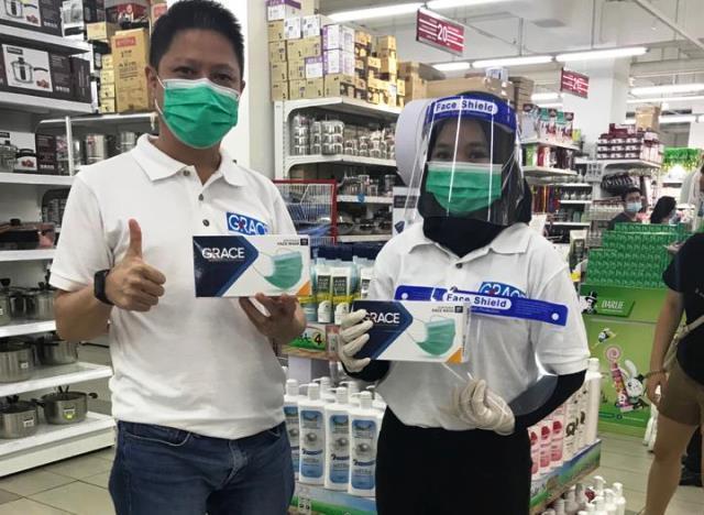 race Mask, masker standar bedah produk Sat Nusapersada, Batam. (Foto: istimewa)