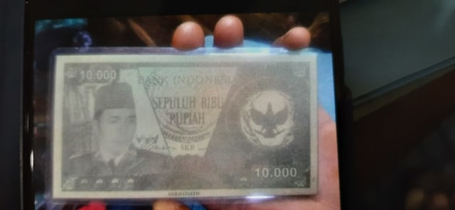 Paguyuban di Garut, Jabar, Tunggal Rahayu, cetak mata uang sendiri.
 Foto: Dok. Istimewa